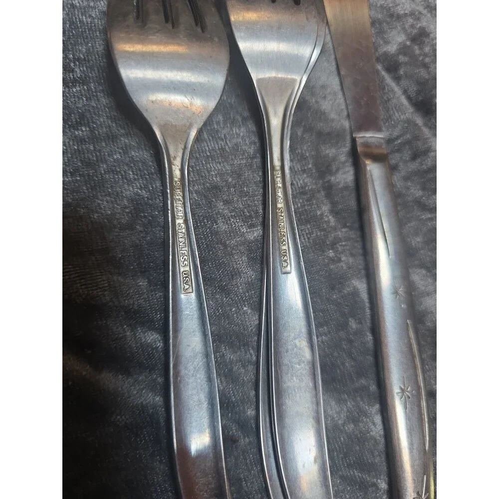 STAINLESS FLATWARE TWIN STAR-5 Piece Set